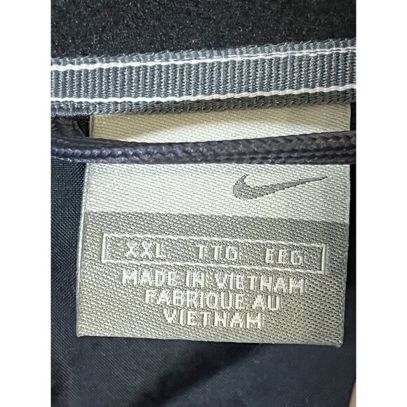 Nike Duck Down Puffer Jacket 2XL Black Bubble Coat Streetwear Quilted Neutral - Picture 2 of 13